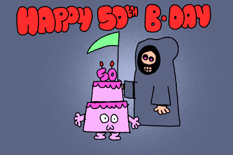 Turning 50 Happy Birthday GIF - Find & Share on GIPHY